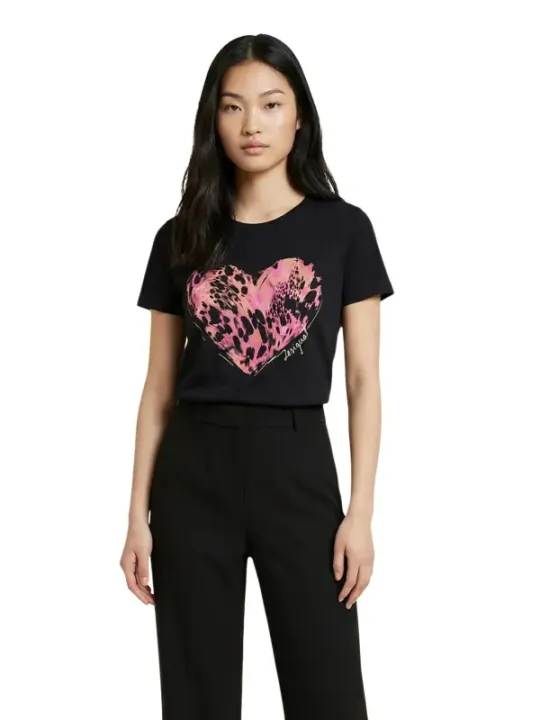 Desigual Damen T-Shirt Schwarz | online kaufen