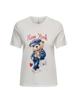 Miete Only Damen T-Shirt Weiß – 100% Bio-Baumwolle XS-L