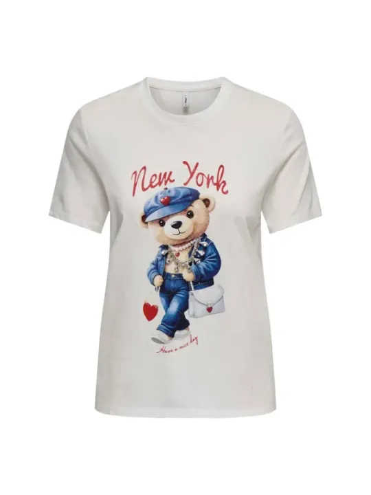 Only Damen T-Shirt Weiß | online kaufen