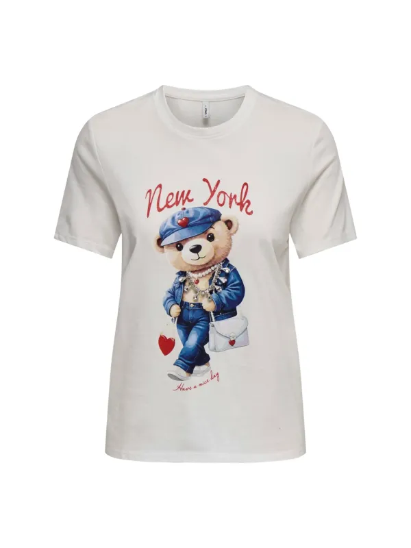 Only Damen T-Shirt Weiß | online kaufen