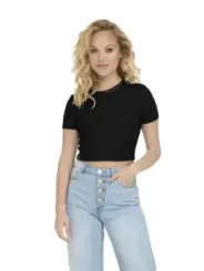 Only Damen T-Shirt Schwarz | online kaufen