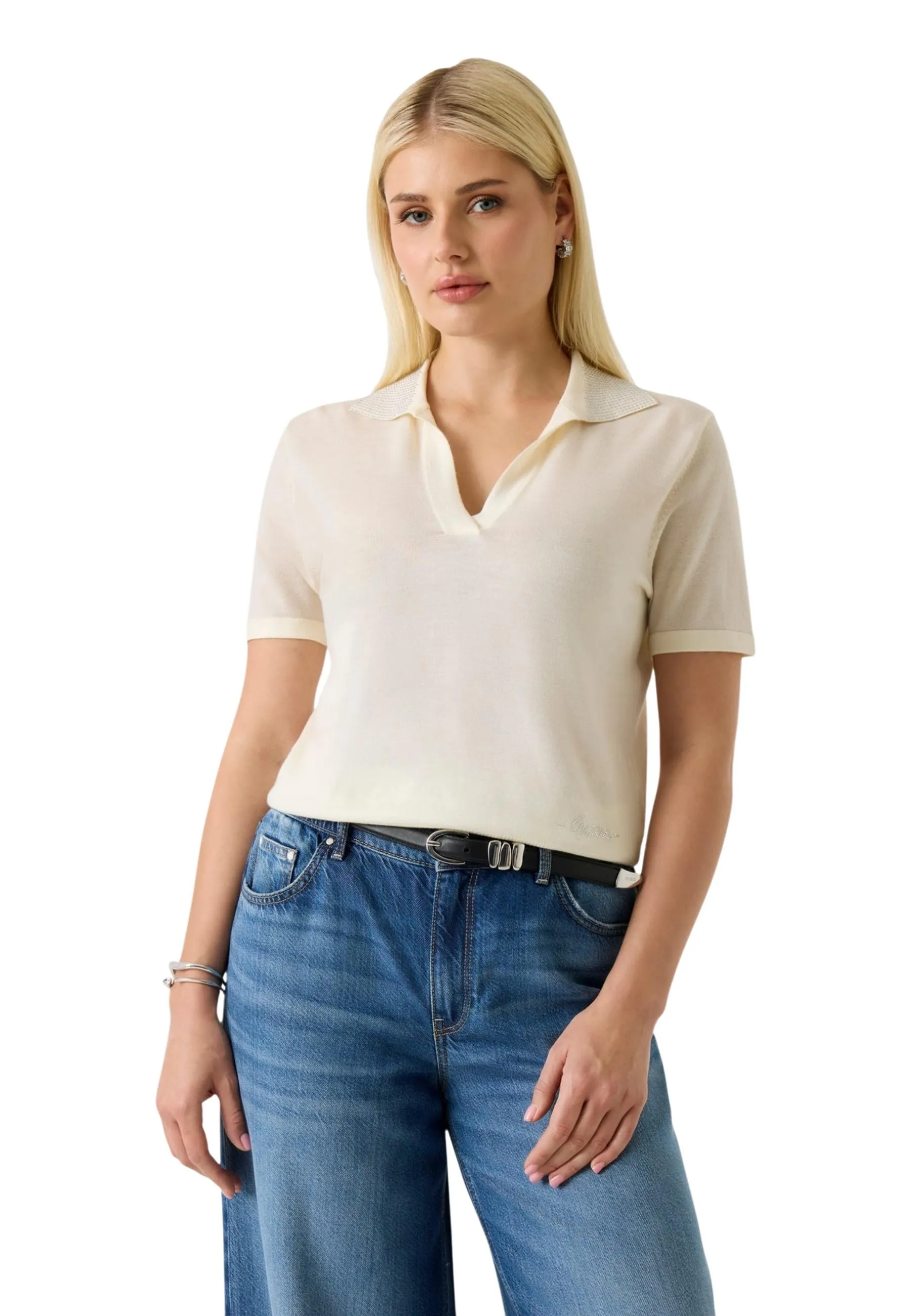 Guess Damen T-Shirt Beige 510202