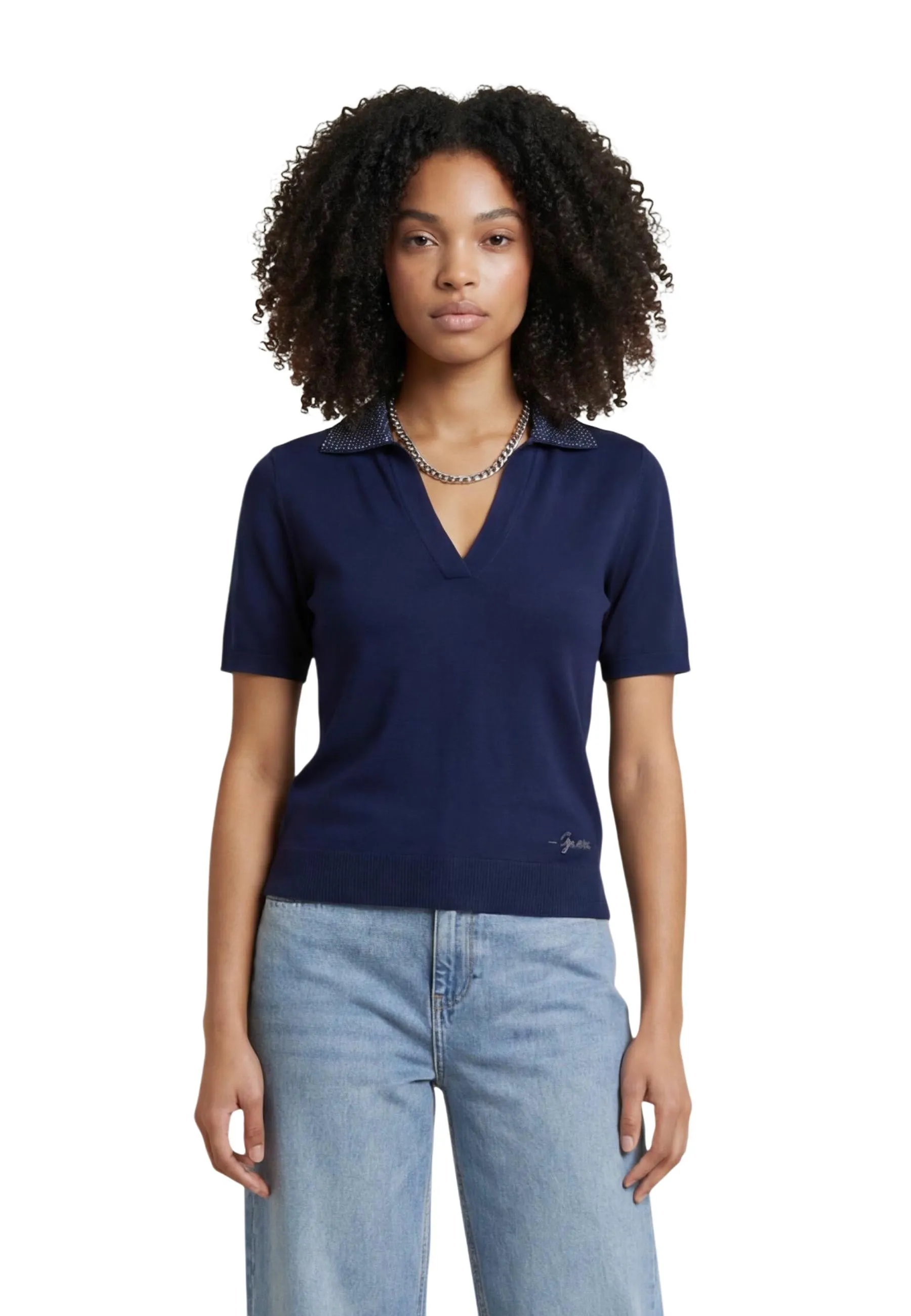 Guess Damen Polo Blau 510201