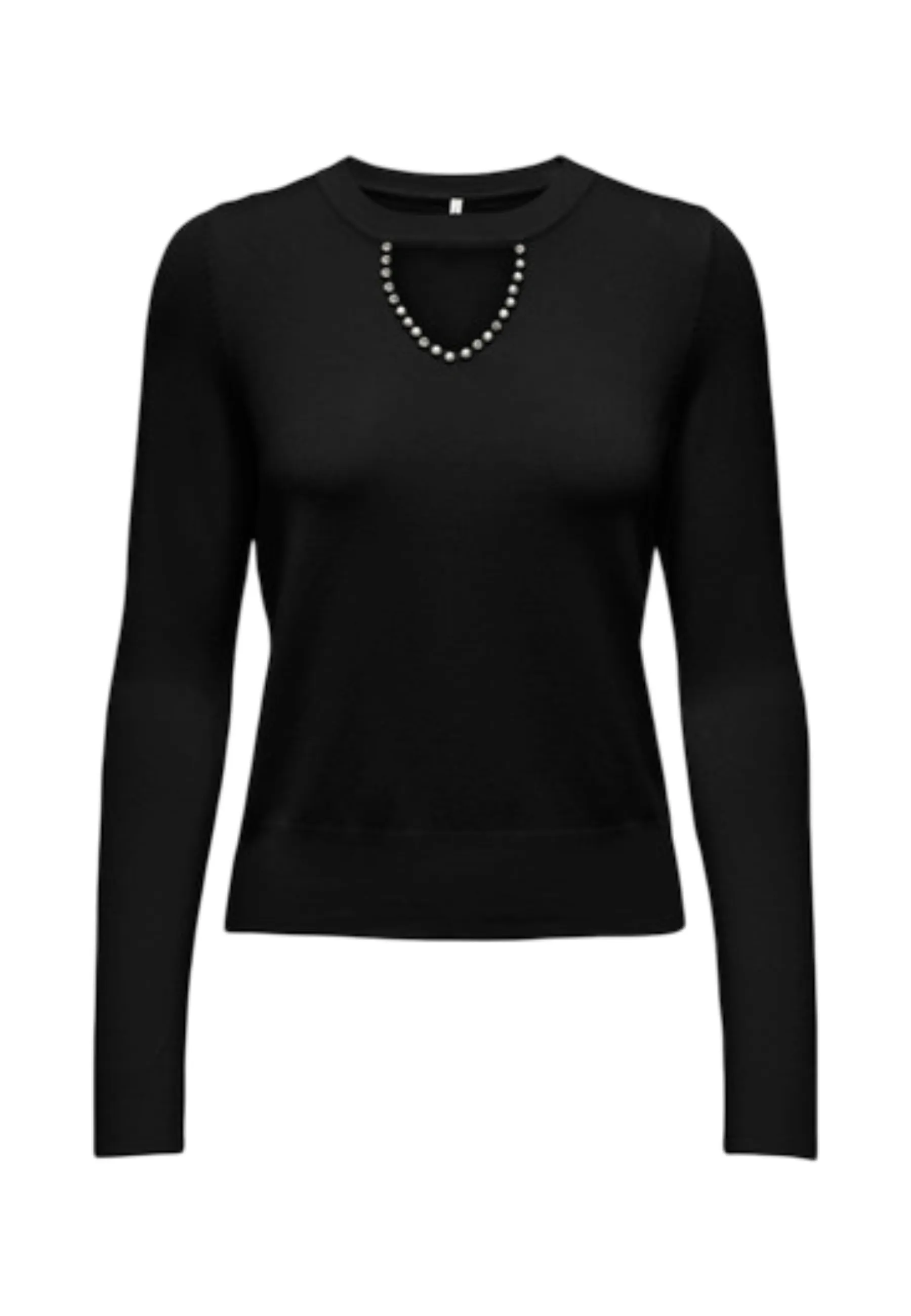Only Damen Pullover Schwarz 510010