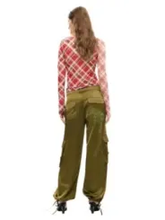 Desigual Damen Hose Grün | online kaufen