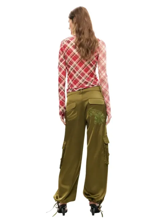 Desigual Damen Hose Grün | online kaufen