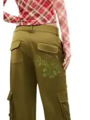 Desigual Damen Hose Grün | online kaufen