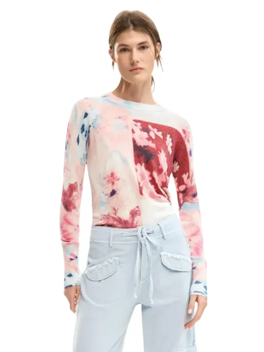 Desigual Damen Pullover Rosa | online kaufen