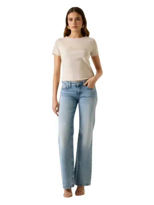 Guess Damen T-Shirt Beige | online kaufen