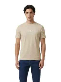 Guess Herren T-Shirt Beige | online kaufen