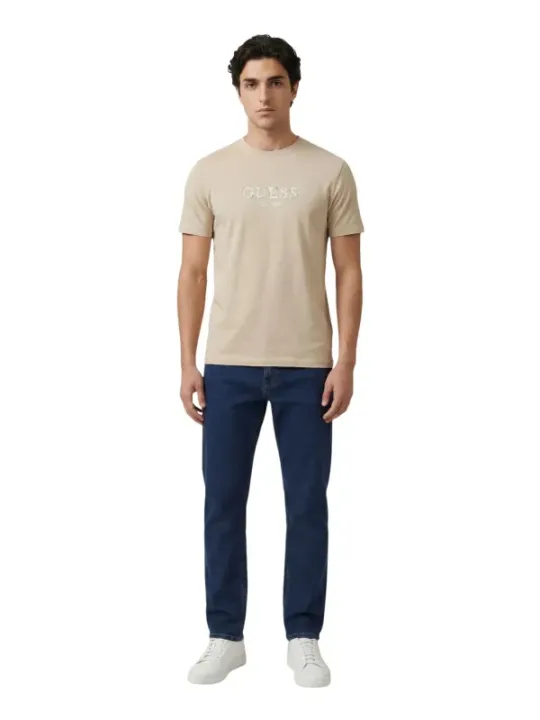 Guess Herren T-Shirt Beige | online kaufen