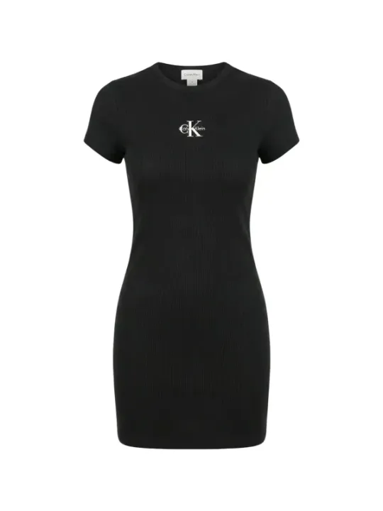 Calvin Klein Jeans Damen Kleid Schwarz | online kaufen