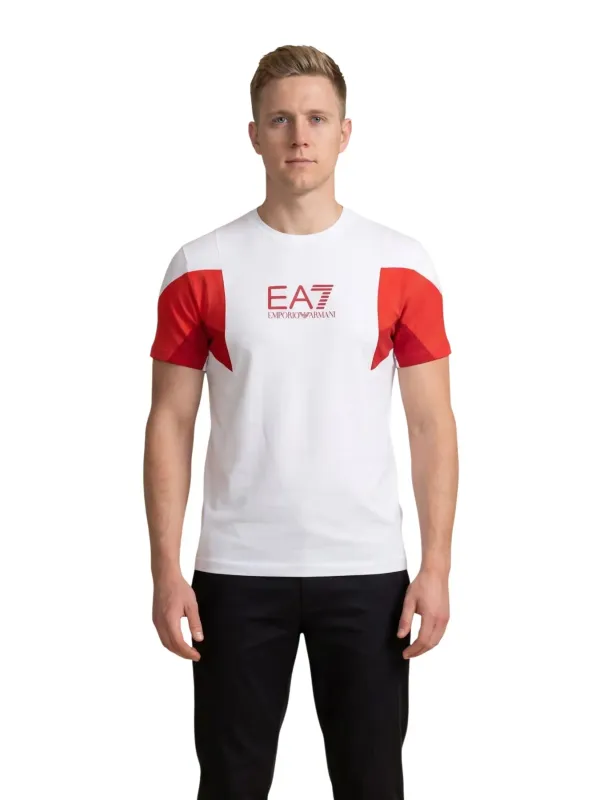 Ea7 Herren T-Shirt Weiß | online kaufen