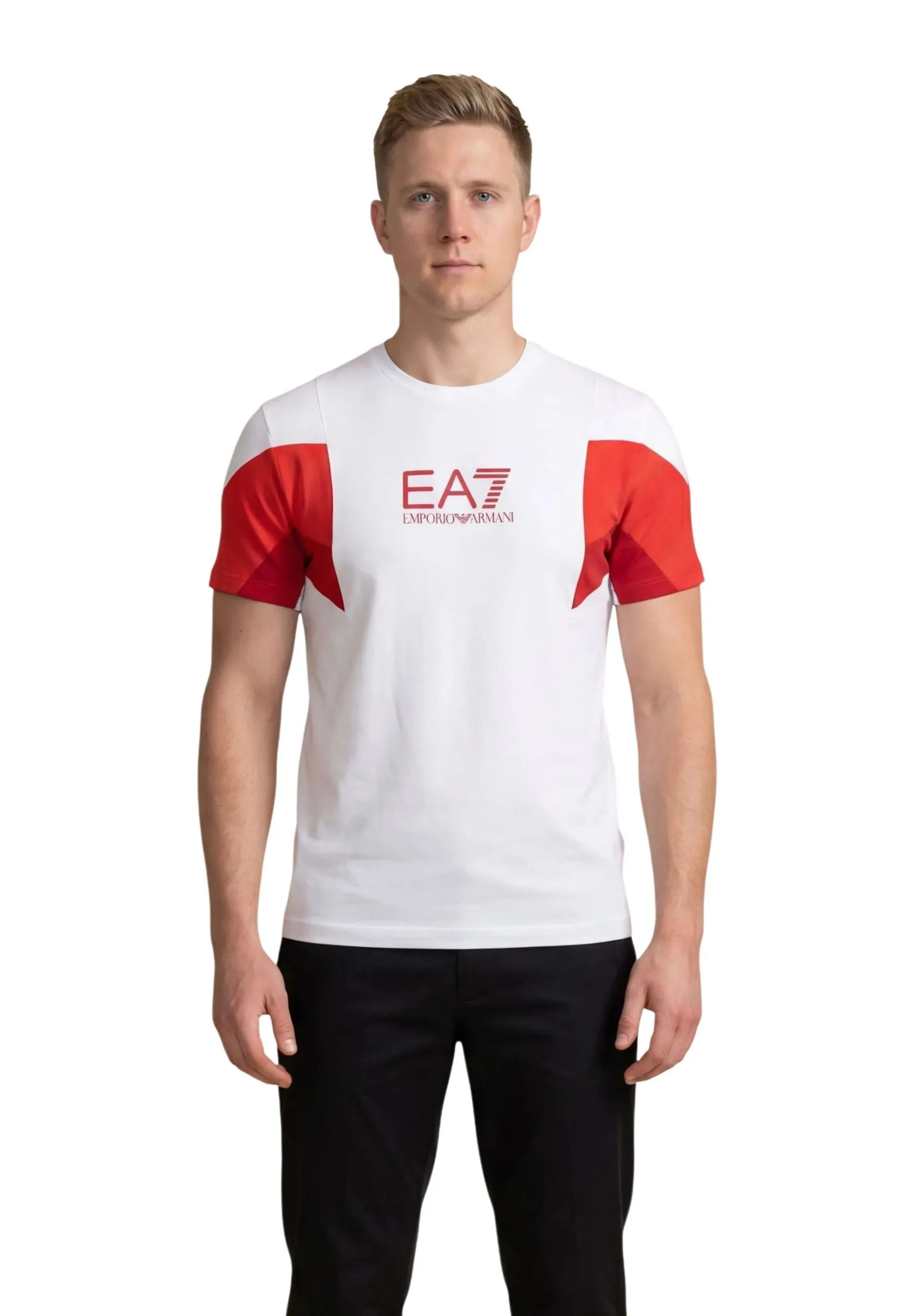 Ea7 Herren T-Shirt Weiß 510038