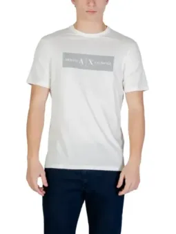 Armani Exchange Herren T-Shirt Weiß mieten - Flex-Fashion