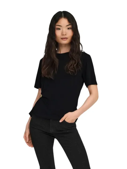 Only Damen T-Shirt Schwarz | online kaufen