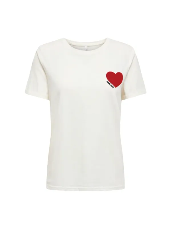 Only Damen T-Shirt Beige | online kaufen