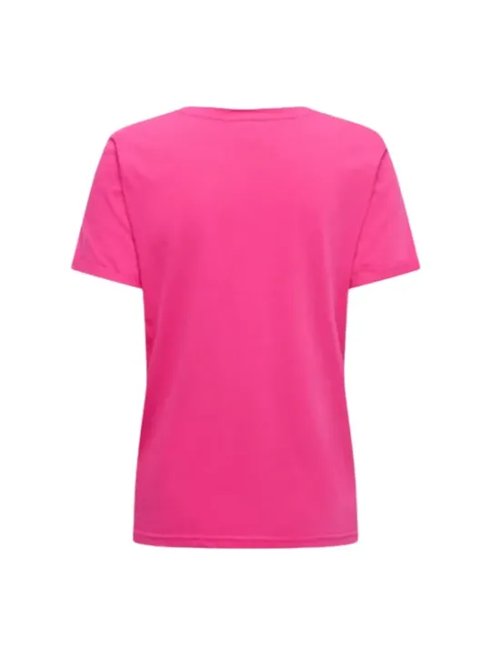 Only Damen T-Shirt Fuchsinrot | online kaufen