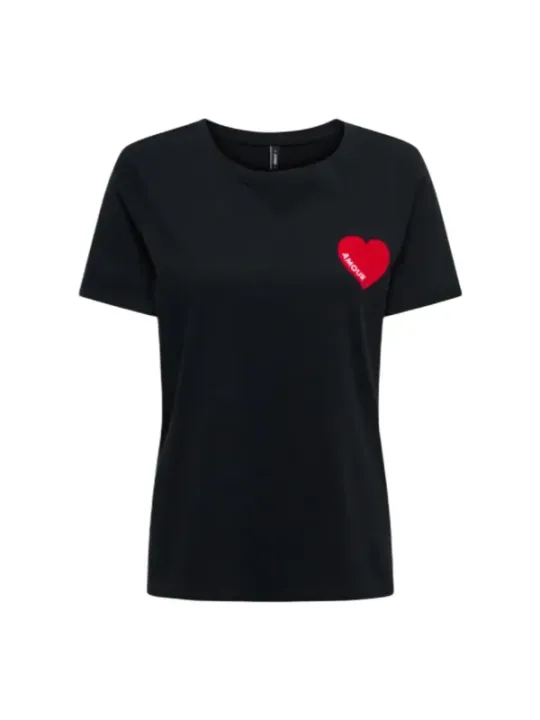 Only Damen T-Shirt Schwarz | online kaufen