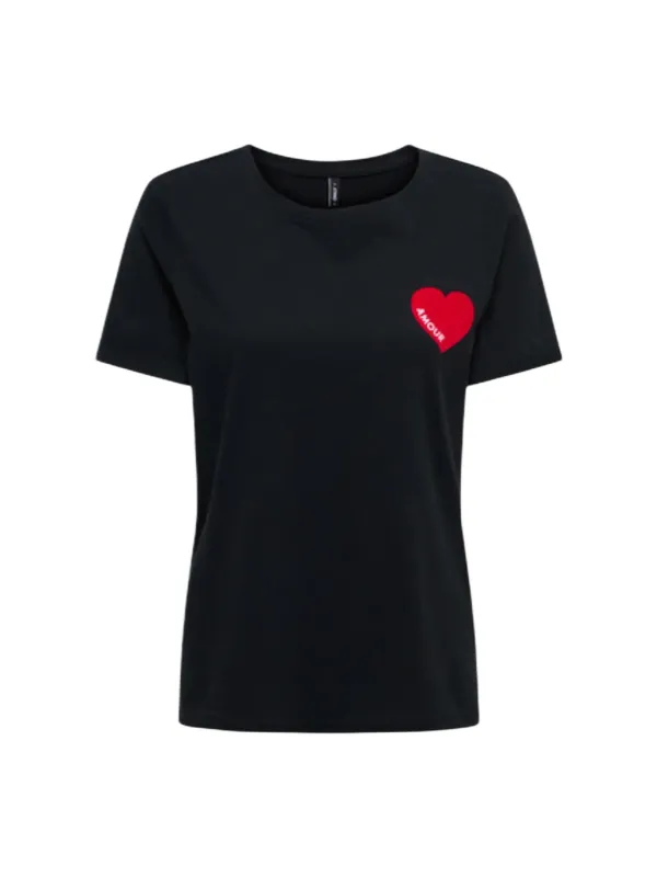 Only Damen T-Shirt Schwarz | online kaufen