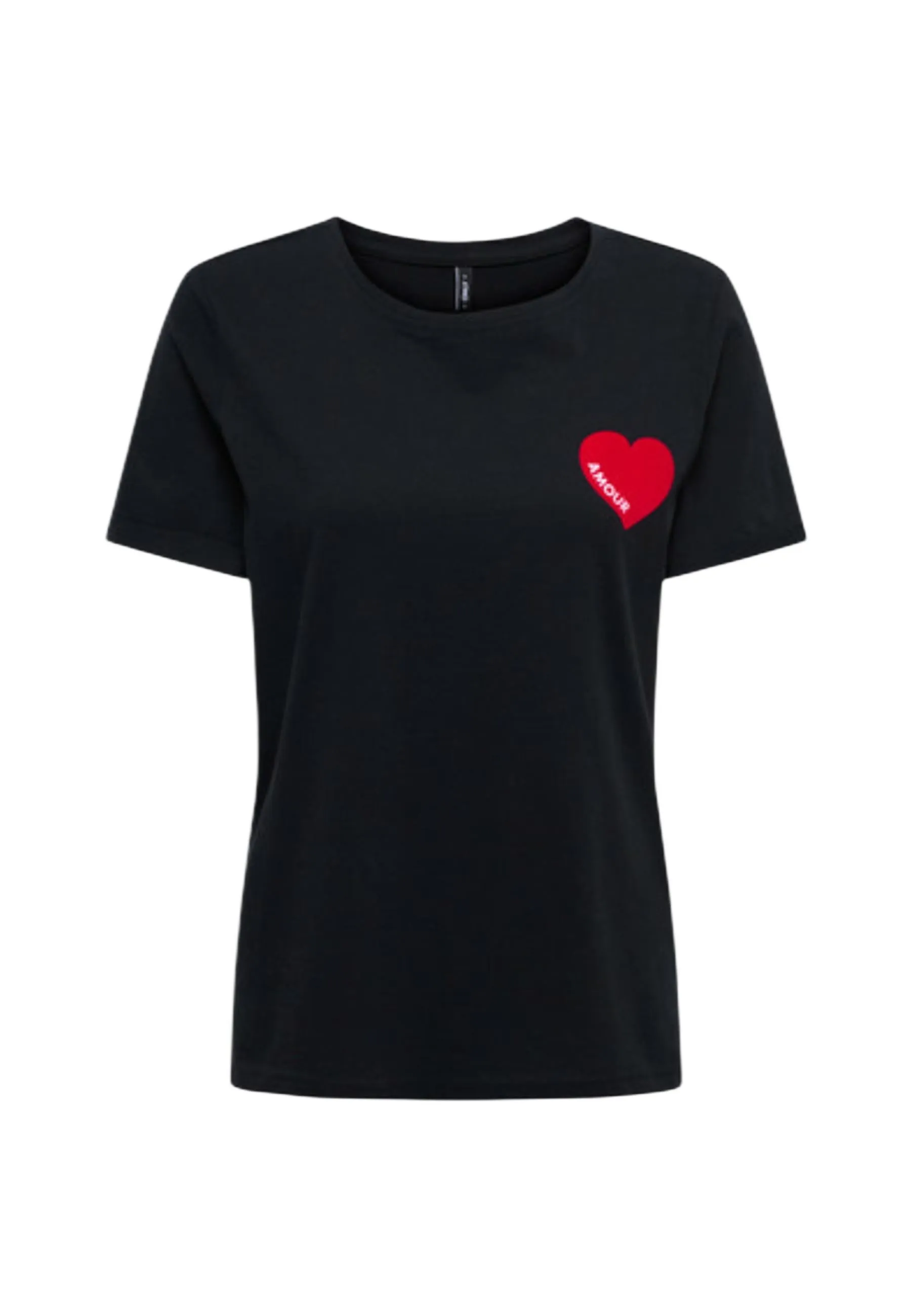 Only Damen T-Shirt Schwarz 510012