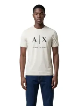 Armani Exchange Herren T-Shirt Beige | online kaufen