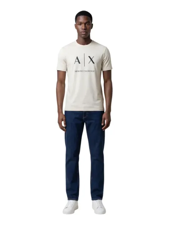 Armani Exchange Herren T-Shirt Beige | online kaufen