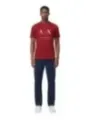 Armani Exchange Herren T-Shirt Bordeaux | online kaufen