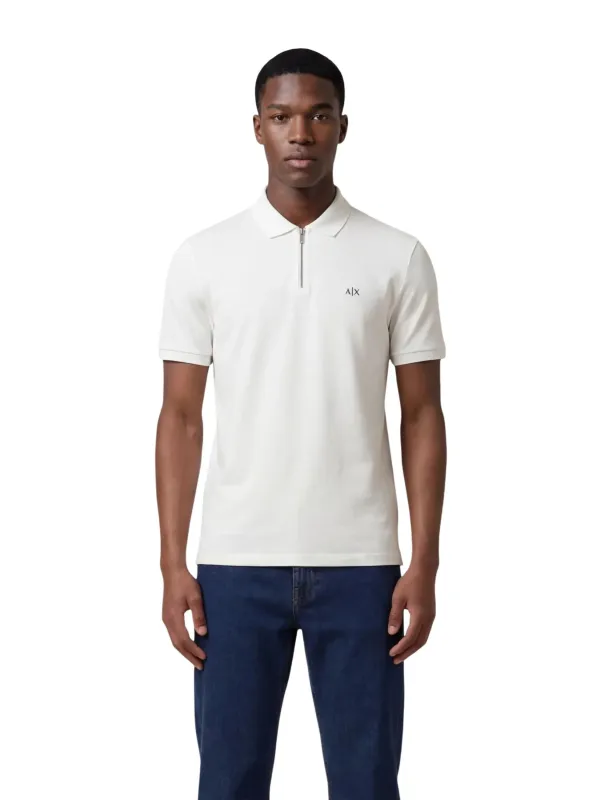Armani Exchange Herren Polo Weiß | online kaufen