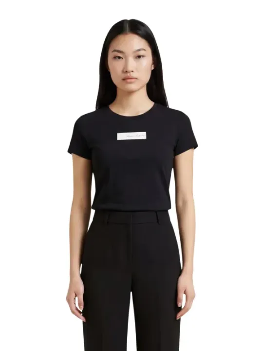 Armani Exchange Damen T-Shirt Schwarz mieten | Flex-Fashion