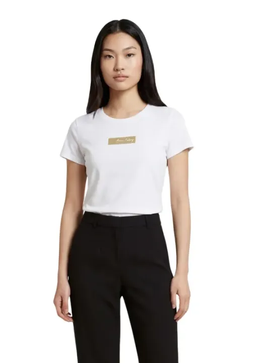 Armani Exchange Damen T-Shirt Weiß | online kaufen
