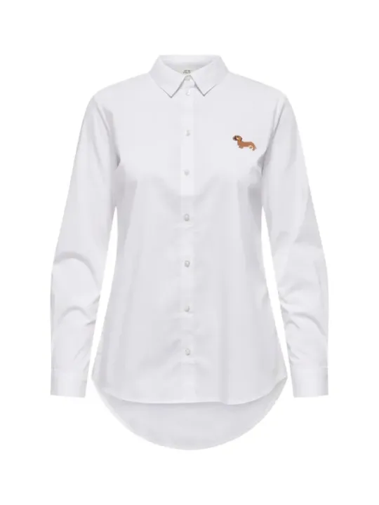 Jacqueline De Yong Damen Hemd Beige | online kaufen