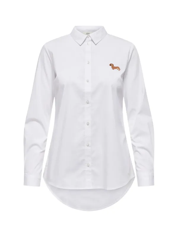 Jacqueline De Yong Damen Hemd Beige | online kaufen