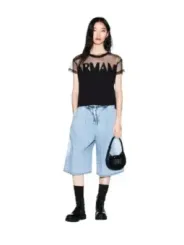 Armani Exchange Damen Top Schwarz | online kaufen