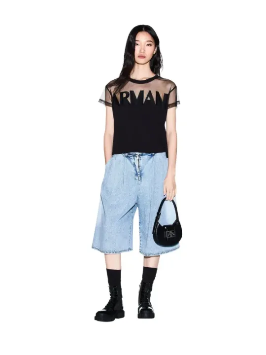 Armani Exchange Damen Top Schwarz | online kaufen