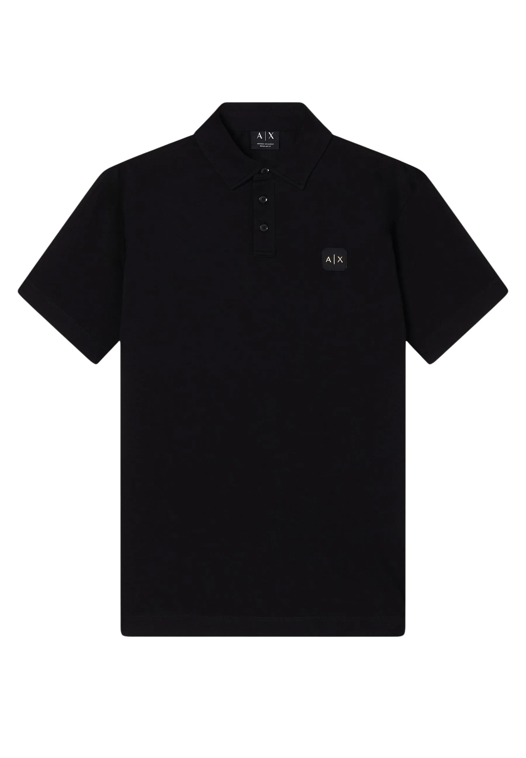 Herren Polo Schwarz 509466