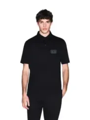 Armani Exchange Herren Polo Schwarz | online kaufen