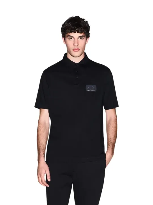 Armani Exchange Herren Polo Schwarz | online kaufen