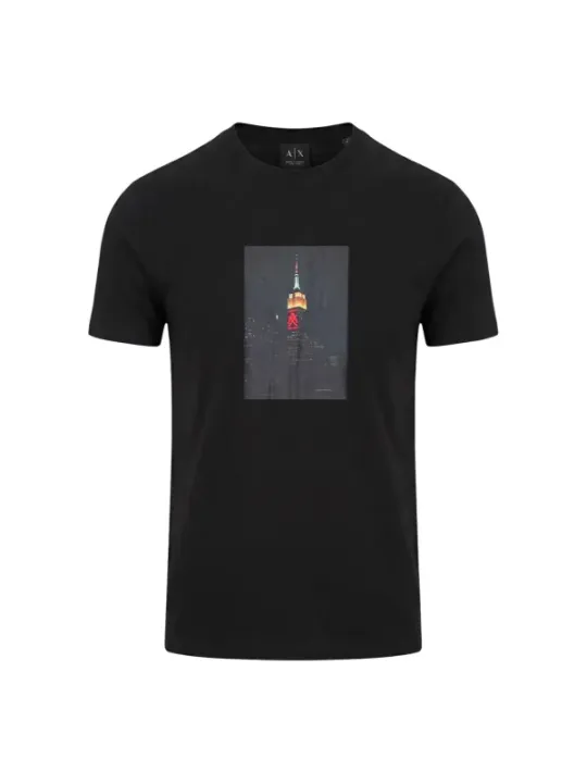 Armani Exchange Herren T-Shirt Schwarz | online kaufen
