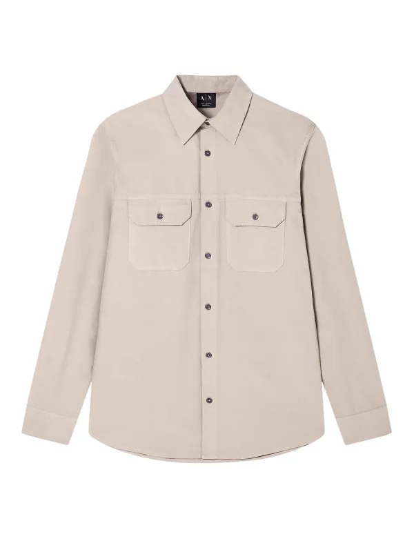 Armani Exchange Herren Hemd Beige | online kaufen