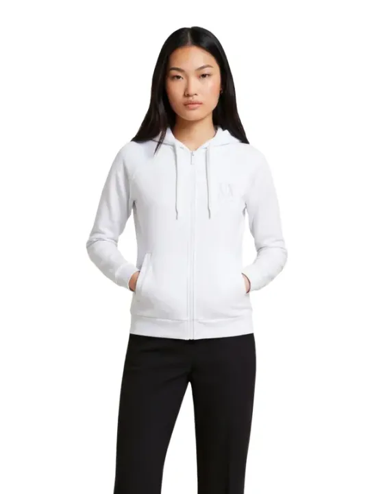 Armani Exchange Damen Fleece Weiß | online kaufen