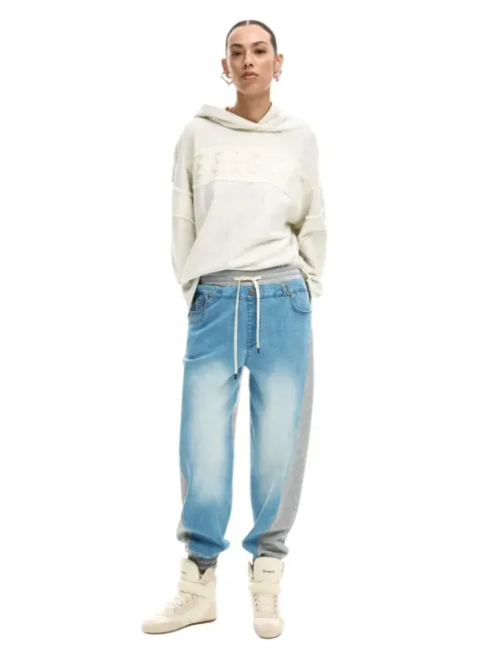 Desigual Damen Jeans Azurblau | online kaufen