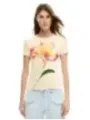 Desigual Damen T-Shirt Beige | online kaufen