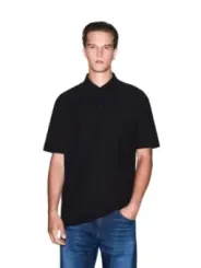 Armani Exchange Herren Polo Schwarz | online kaufen