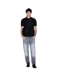 Armani Exchange Herren Polo Schwarz | online kaufen