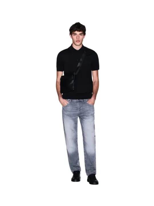 Armani Exchange Herren Polo Schwarz | online kaufen