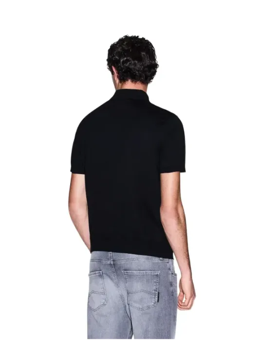 Armani Exchange Herren Polo Schwarz | online kaufen