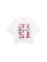 Desigual Damen T-Shirt Weiß | online kaufen