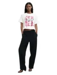 Desigual Damen T-Shirt Weiß | online kaufen