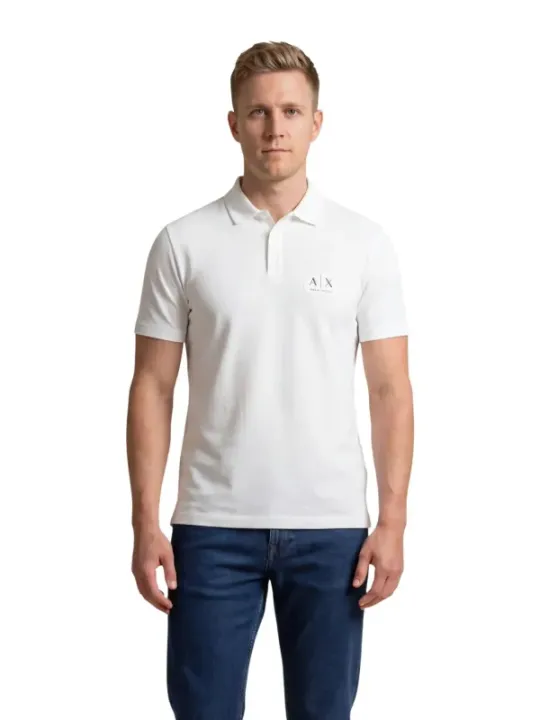 Armani Exchange Herren Polo Weiß | online kaufen